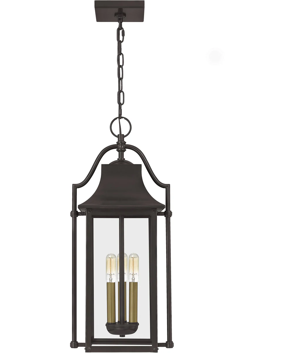 Manning Small 3-light Mini Pendant Coastal Armour Aluminum Western Bronze - Image 5