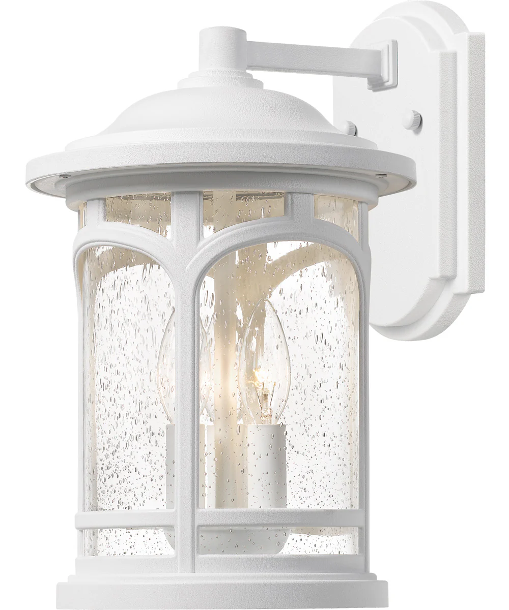 Marblehead Large 3-light Outdoor Wall Light  Coastal Armour White Lustre - Image 2