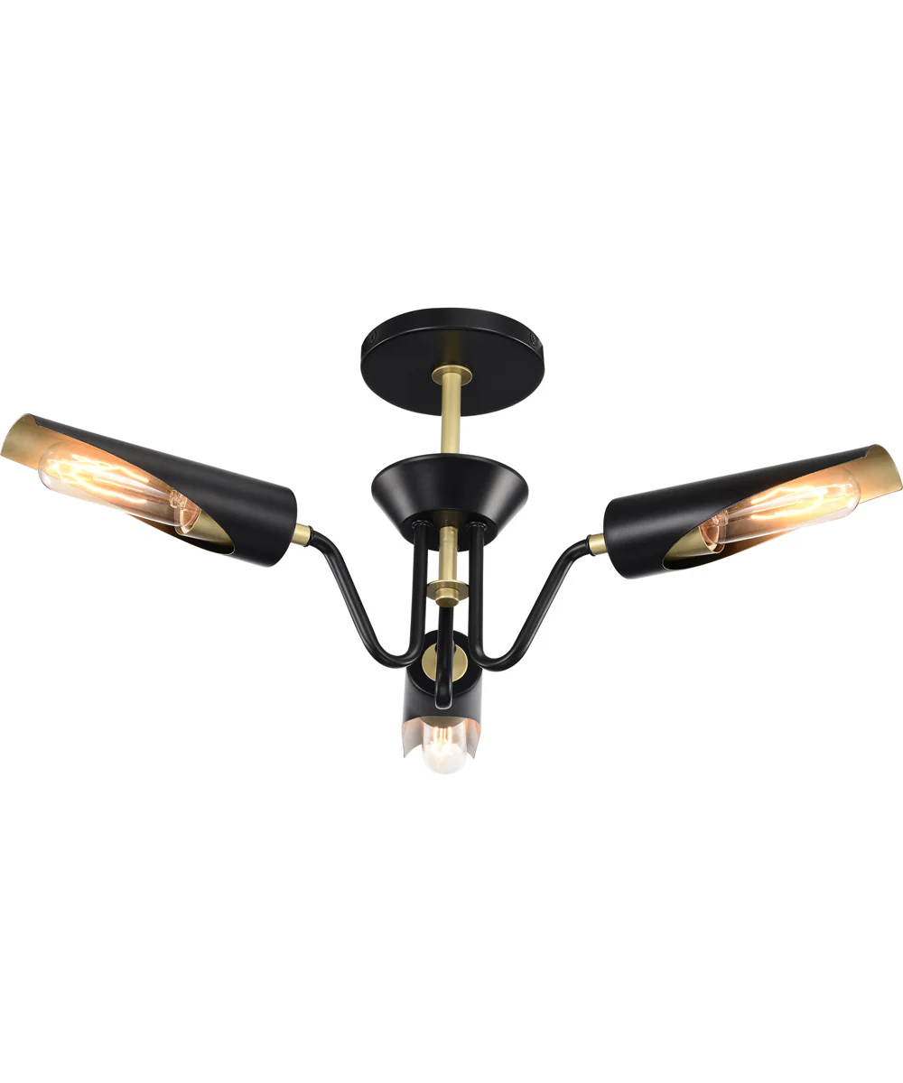 Marc 3-Light Chandelier Matte Black - Image 6