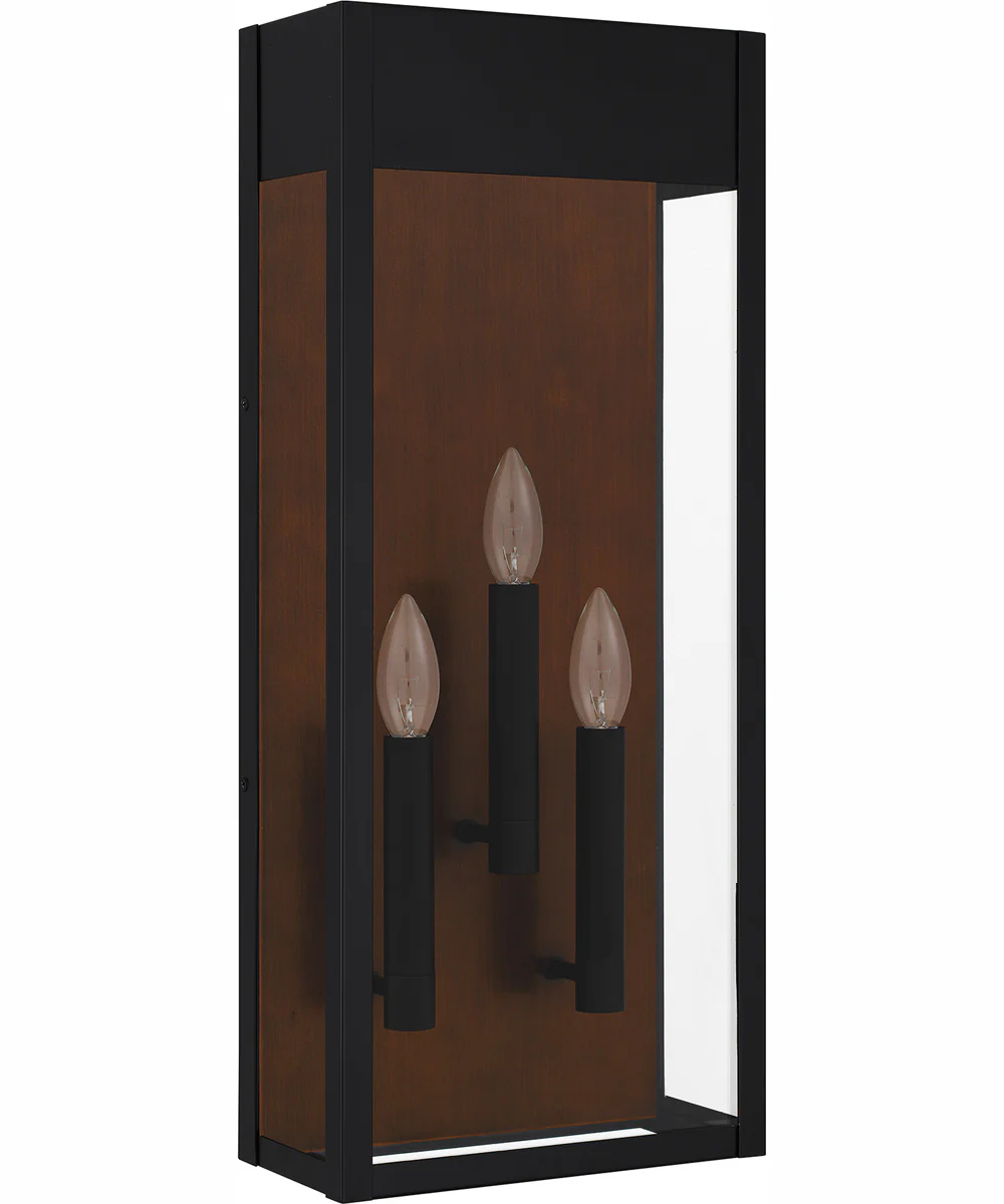 Maren Extra Large 3-light Outdoor Wall Light  Coastal Armour Aluminum Matte Black - Image 3