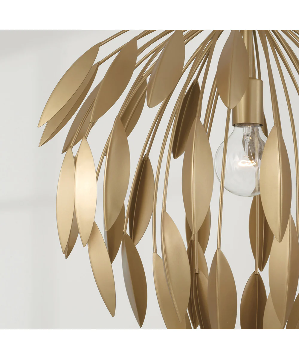Margeaux 1-Light Pendant Buffed Gold - Image 3