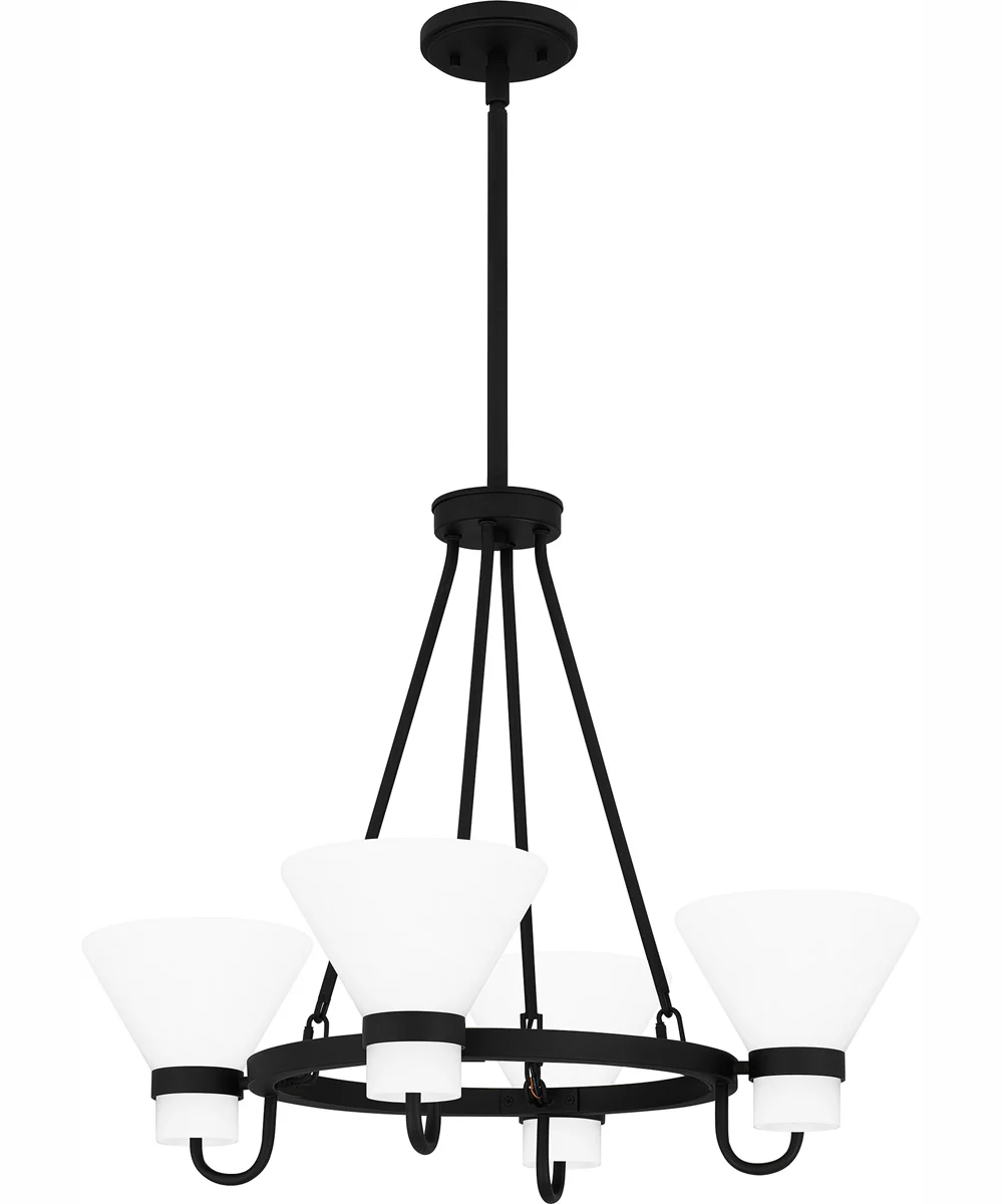 Marigold 4-light Chandelier Earth Black - Image 2