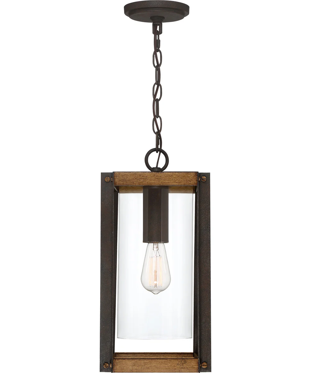 Marion Square Large 1-light Outdoor Pendant Light Rustic Black - Image 4