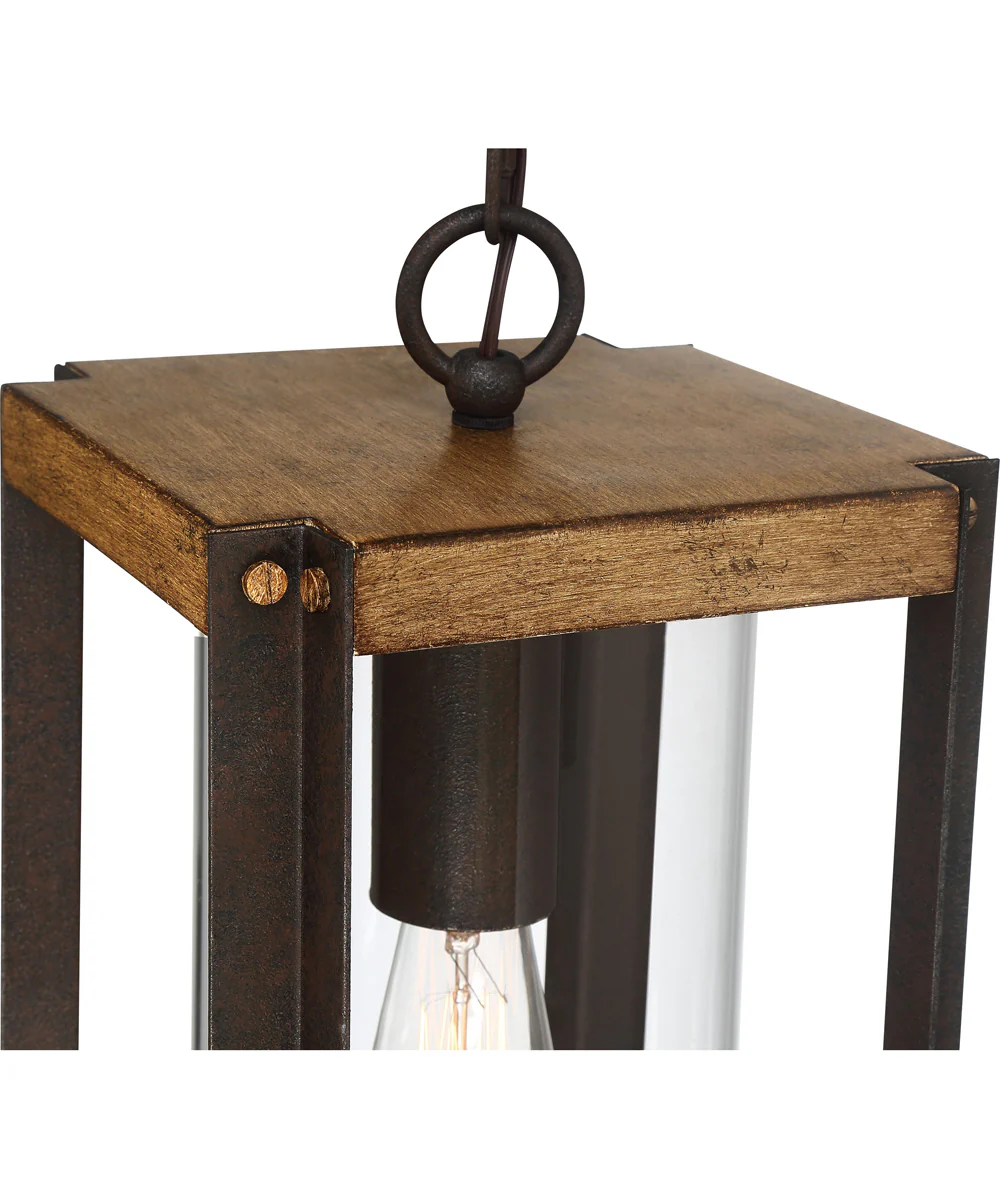 Marion Square Small 1-light Mini Pendant Rustic Black - Image 6