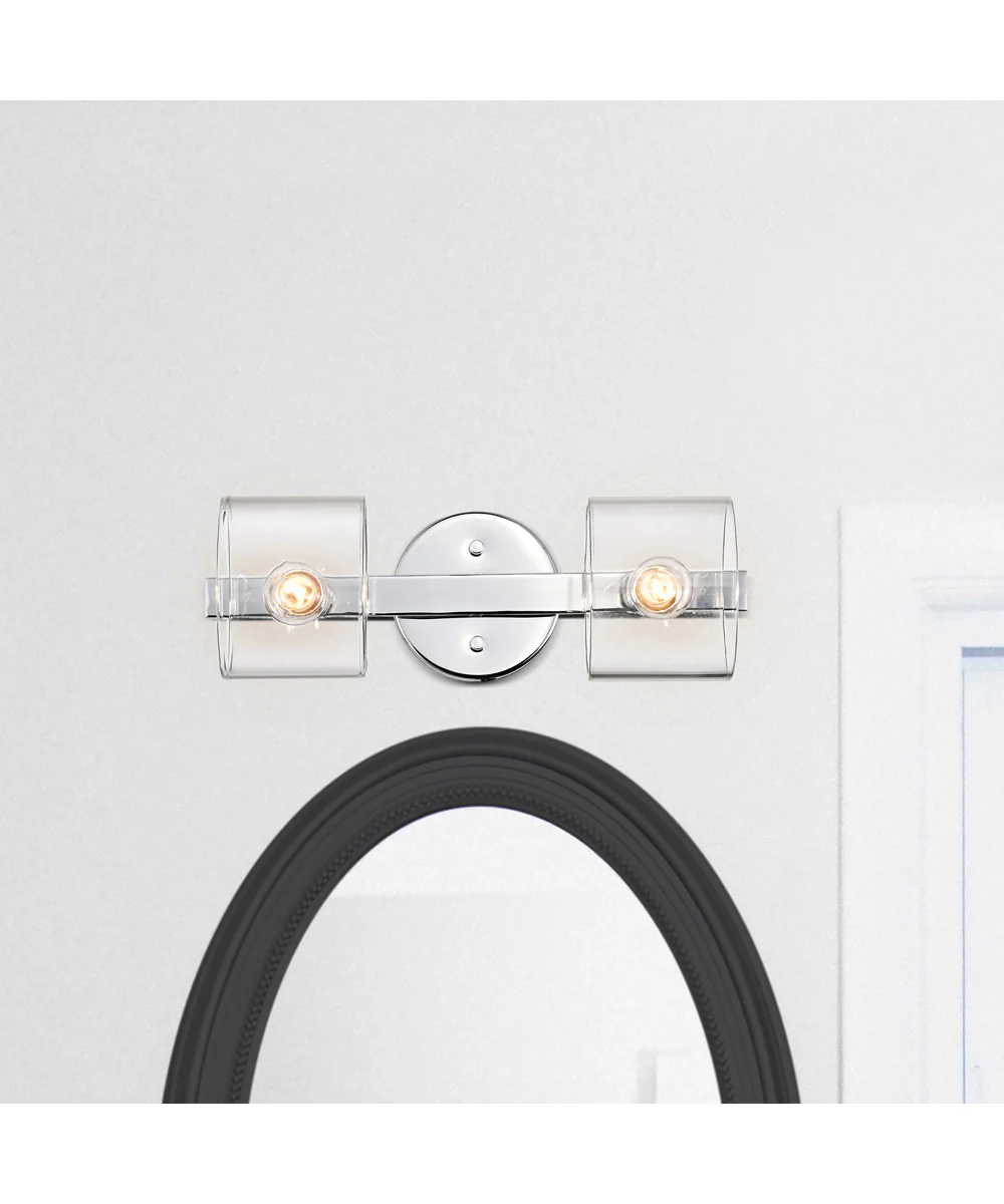 Marlowe 2-Light Vanity & Wall Polished Nickel - Image 3