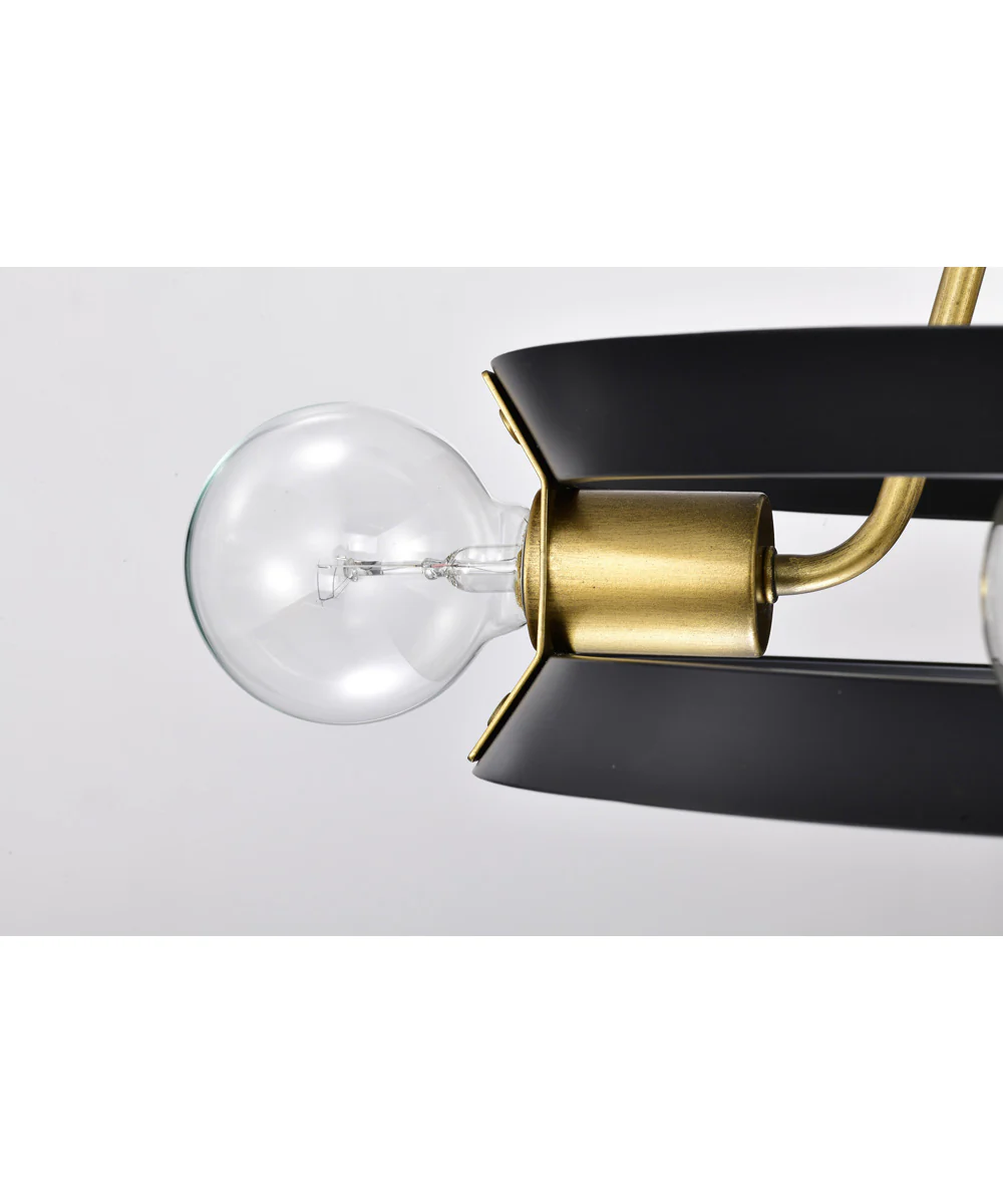 Marsden 4-Light Chandelier Matte Black - Image 10