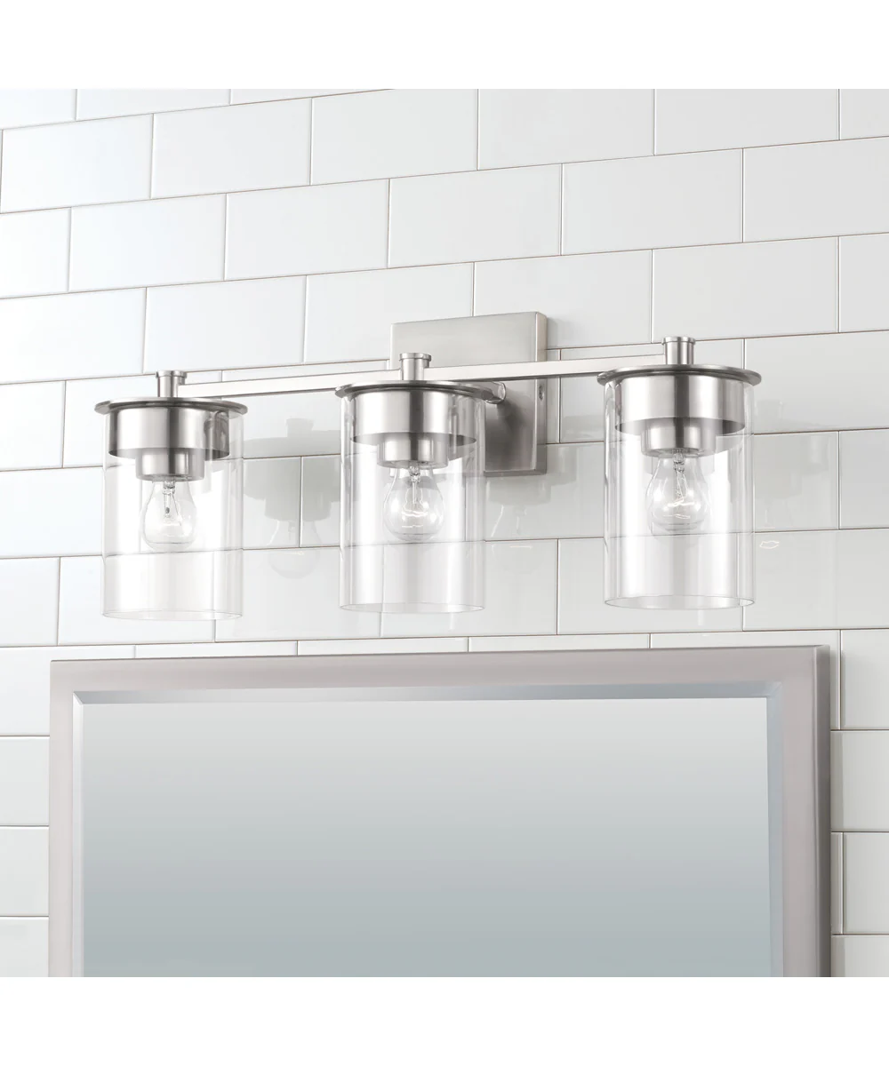Mason 3-Light Vanity Brushed Nickel - Image 2
