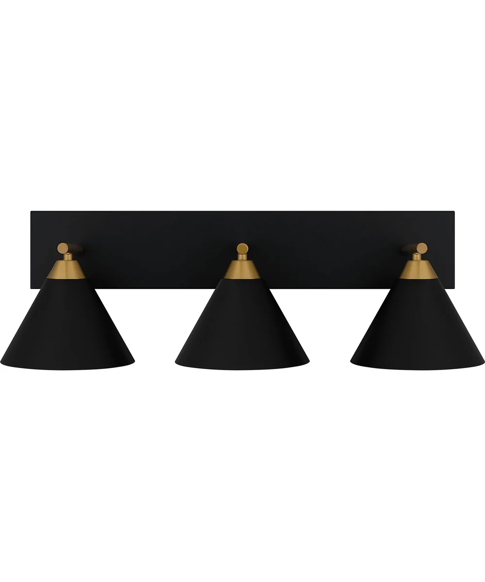 Mastro Large 3-light Bath Light Matte Black - Image 3