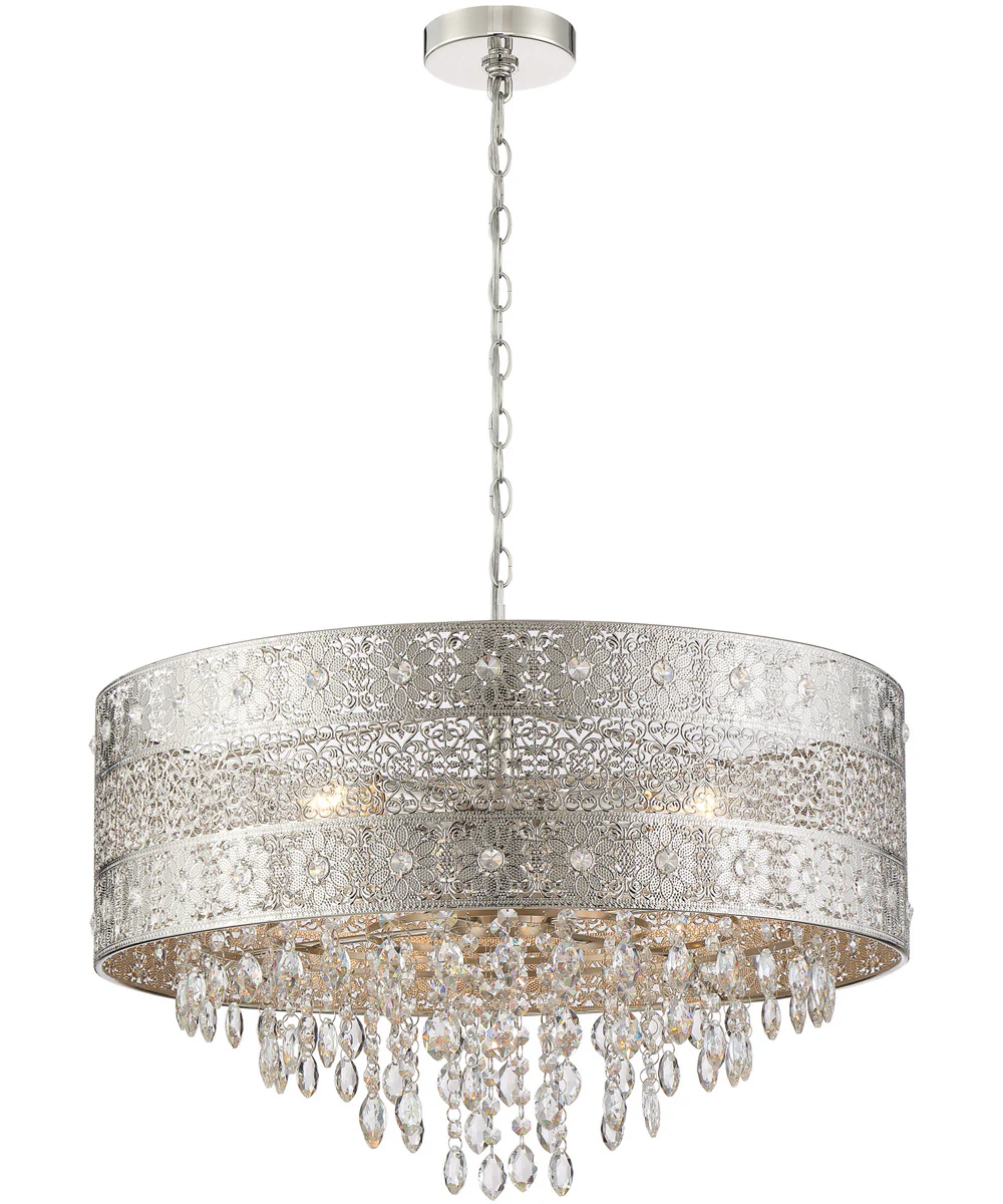Masura 3-Light Pendant Polished Nickel/Metal