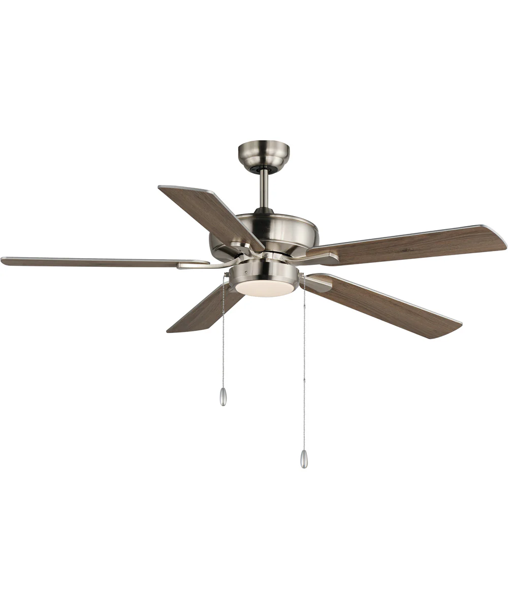 52 inch Super-Max Fan w/ LED Light Kit - Nickel Satin Nickel - Image 2