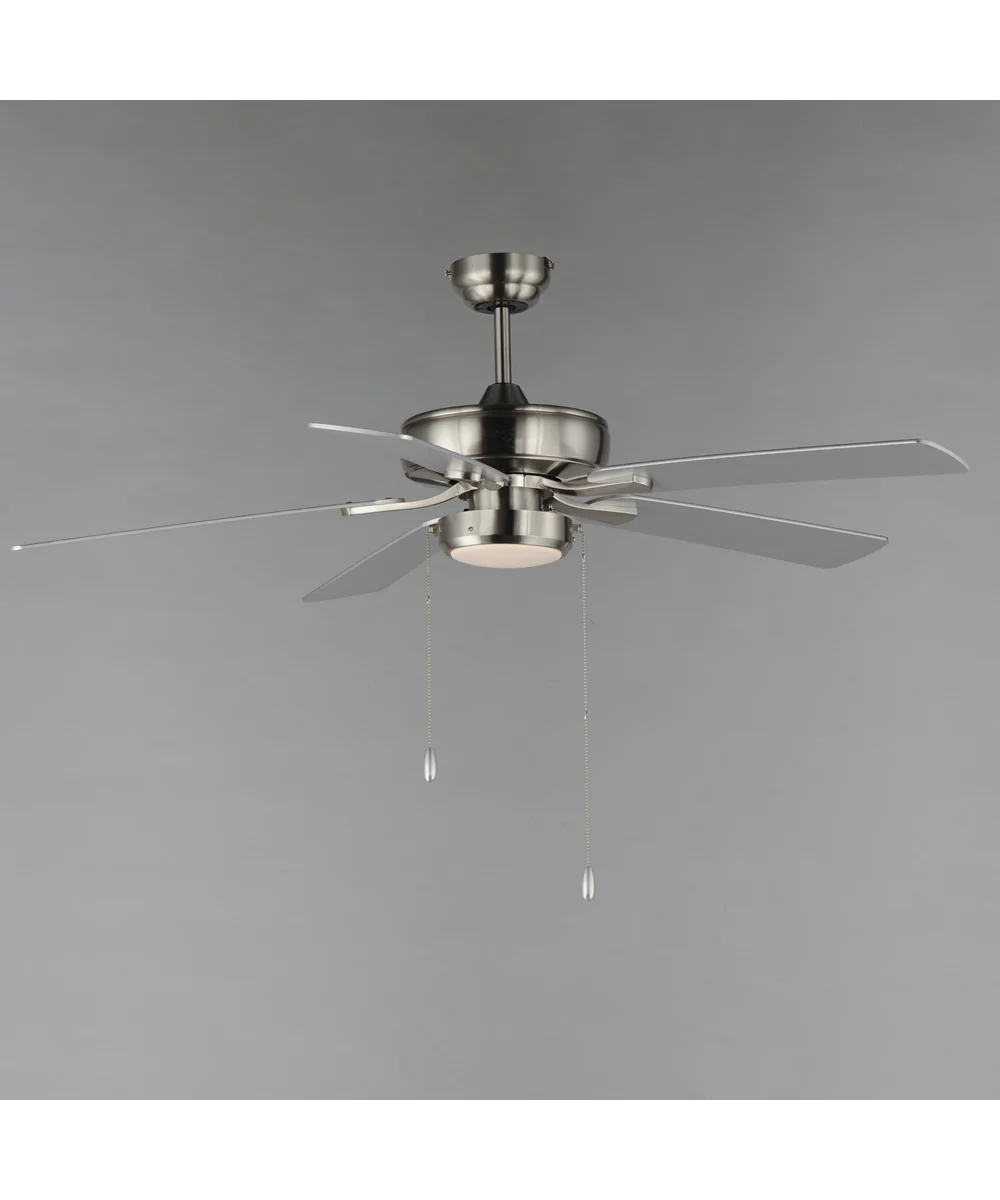52 inch Super-Max Fan w/ LED Light Kit - Nickel Satin Nickel - Image 3