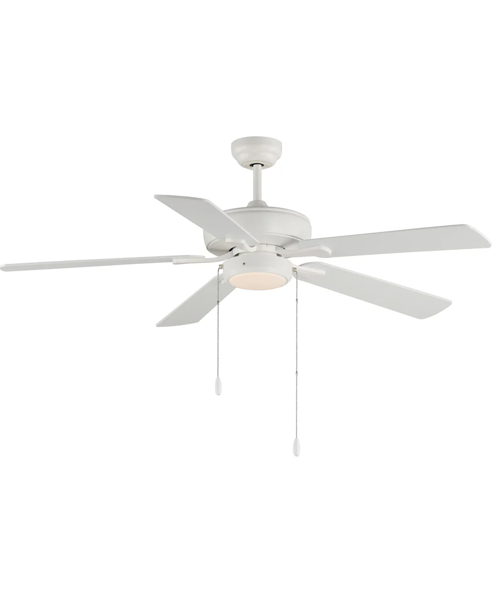52 inch Super-Max Fan w/ LED Light Kit - White Matte White - Image 2