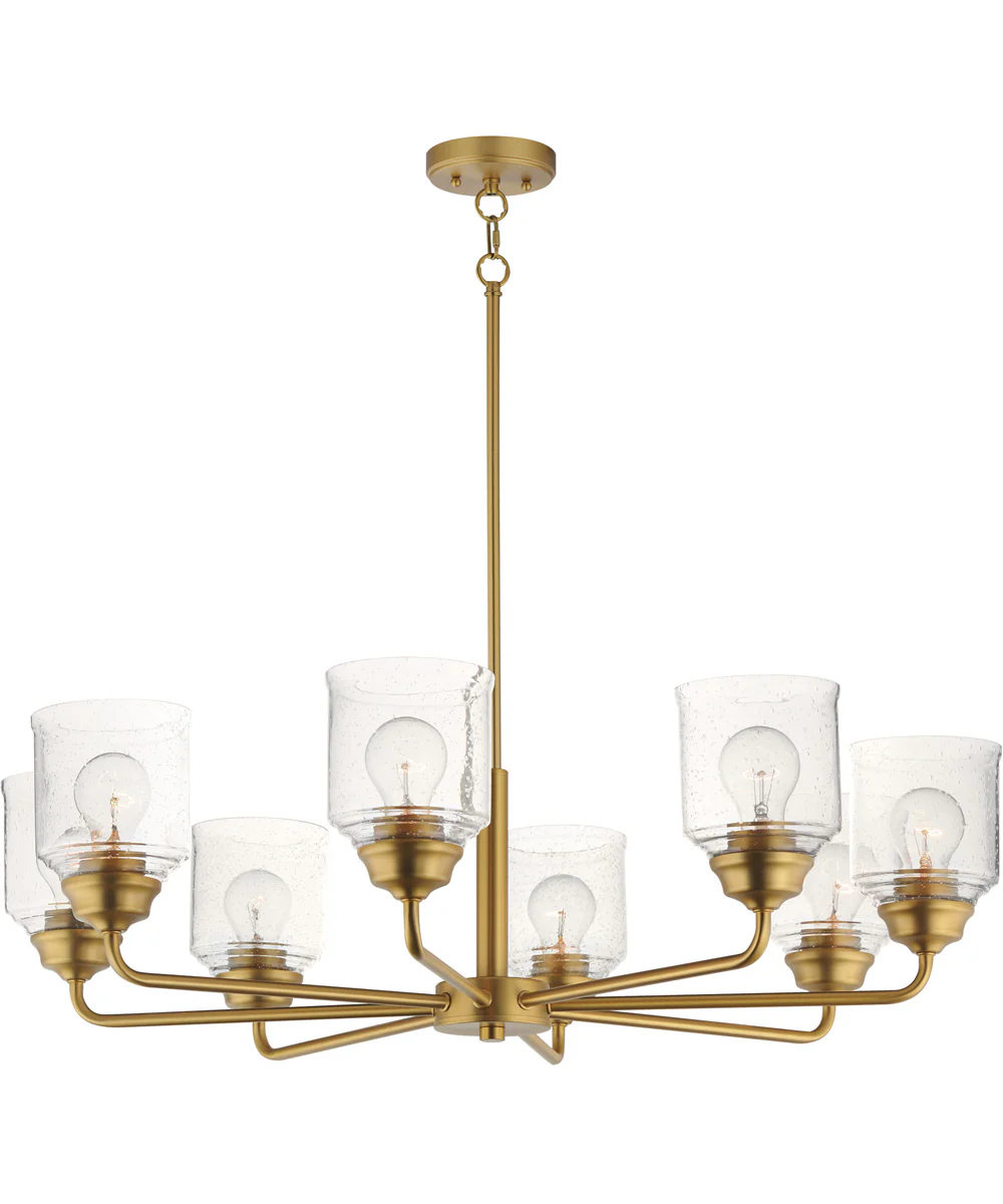 Acadia 8-Light Chandelier Natural Aged Brass