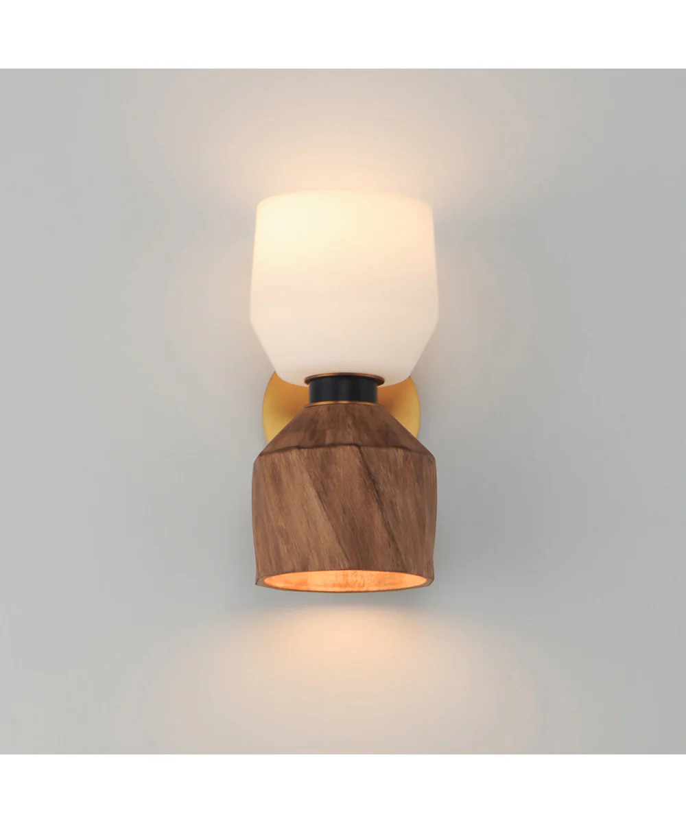 Akimbo 2-Light Wall Sconce Dark Bronze/Antique Brass - Image 3