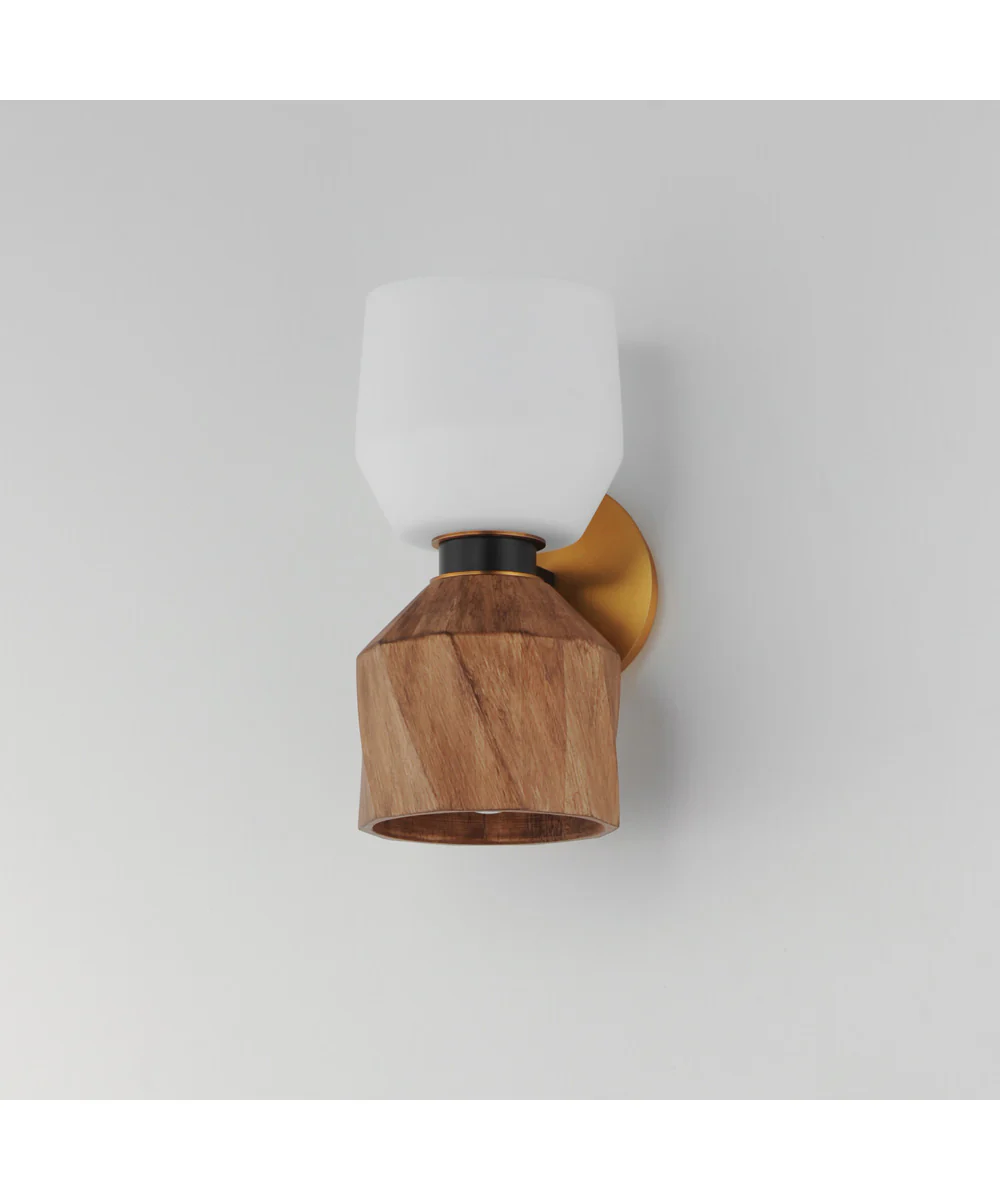 Akimbo 2-Light Wall Sconce Dark Bronze/Antique Brass - Image 4