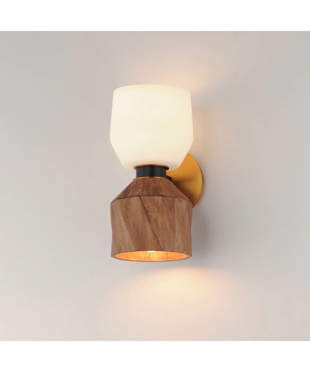 Akimbo 2-Light Wall Sconce Dark Bronze/Antique Brass - Image 5
