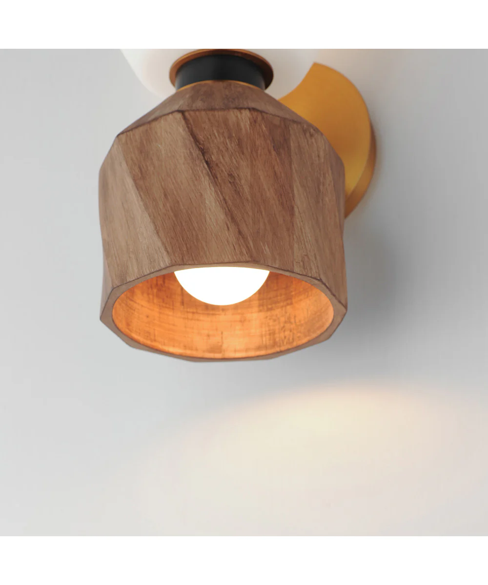 Akimbo 2-Light Wall Sconce Dark Bronze/Antique Brass - Image 6