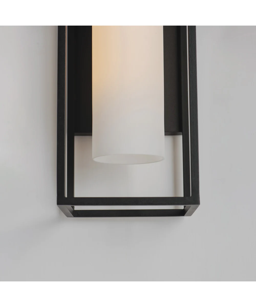 Aldous 1-Light Large Outdoor Sconce Black - Image 7