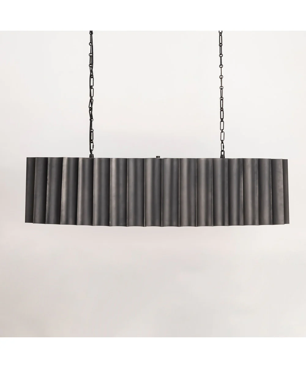 Allegra 5-Light Linear Pendant Gunmetal / Gold - Image 3