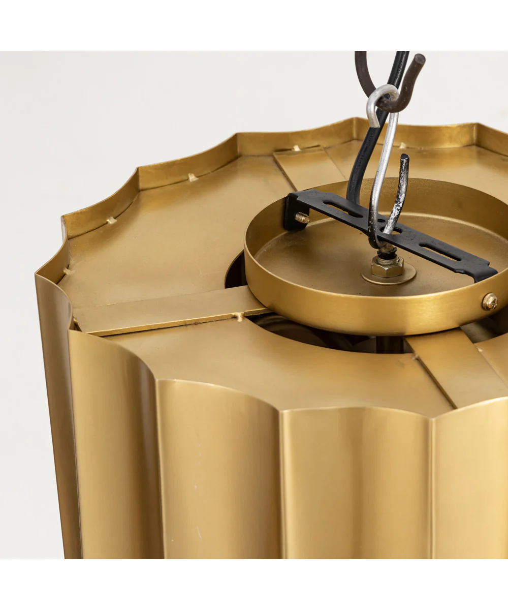 Allegra Flush Mount Weathered Brass - Image 5