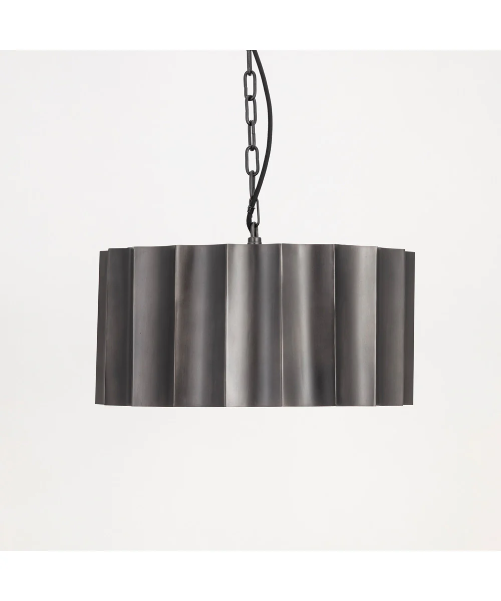 Allegra Large 1-Light Pendant Gunmetal / Gold - Image 2