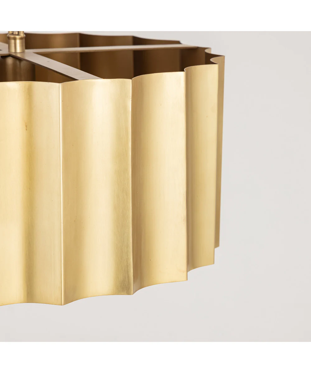 Allegra Large 1-Light Pendant Weathered Brass - Image 6