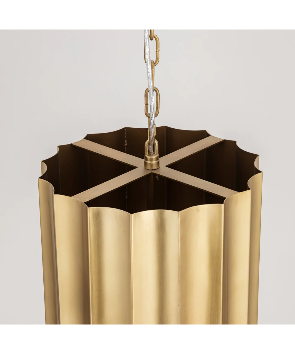 Allegra Small 1-Light Pendant Weathered Brass - Image 5