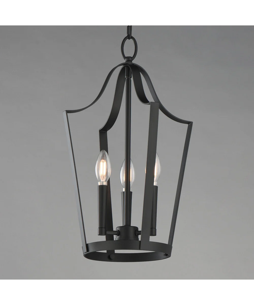 Arden 3-Light Pendant Black - Image 3