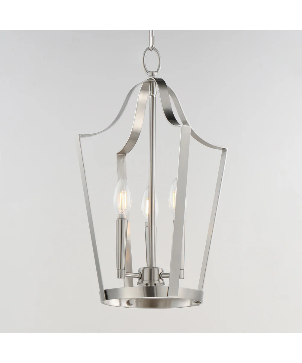 Arden 3-Light Pendant Satin Nickel - Image 2