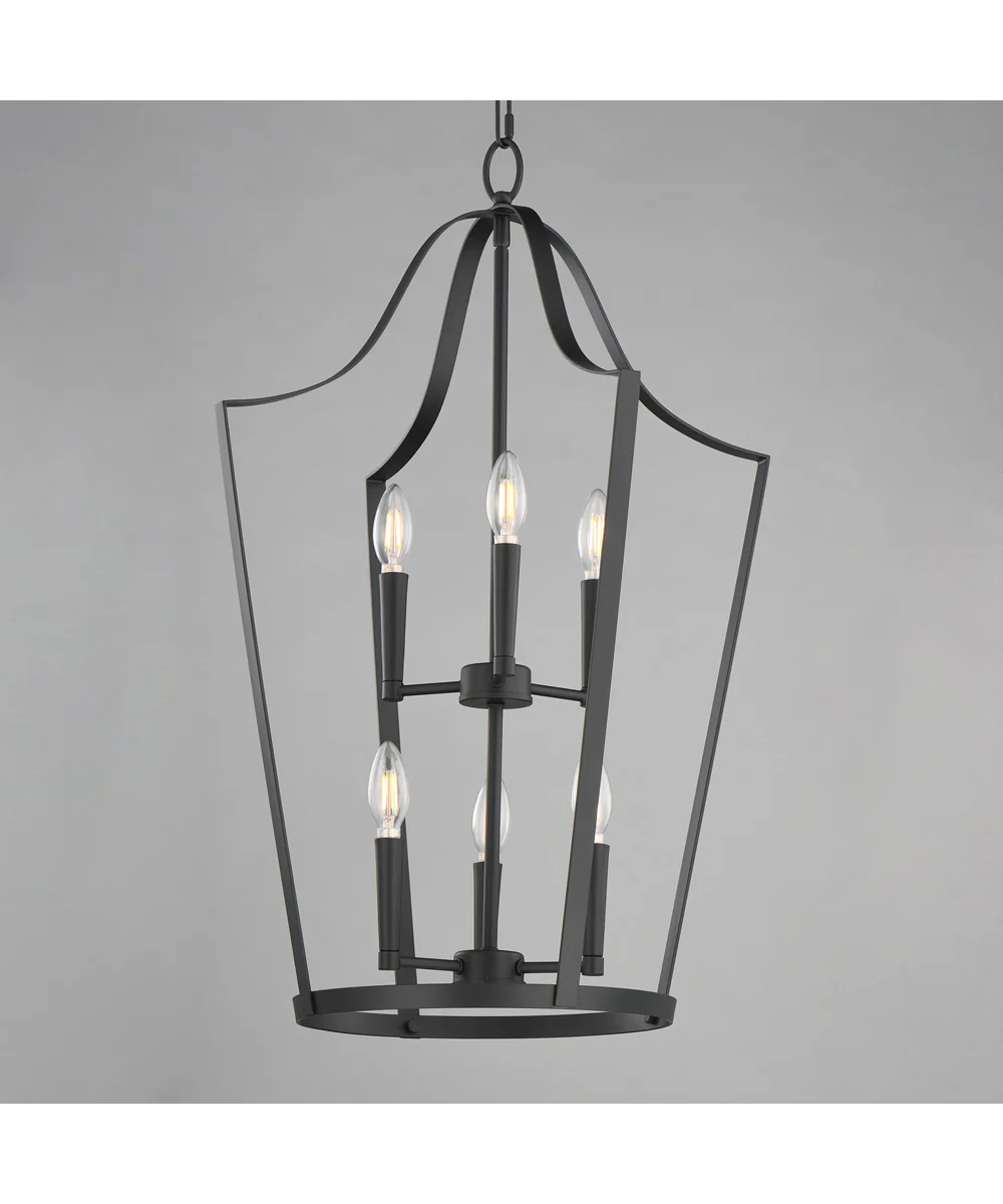 Arden 6-Light Pendant Black - Image 3