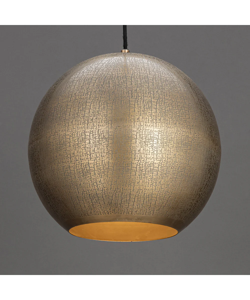 Aurelia 14 inch 1-Light Pendant Weathered Brass - Image 4