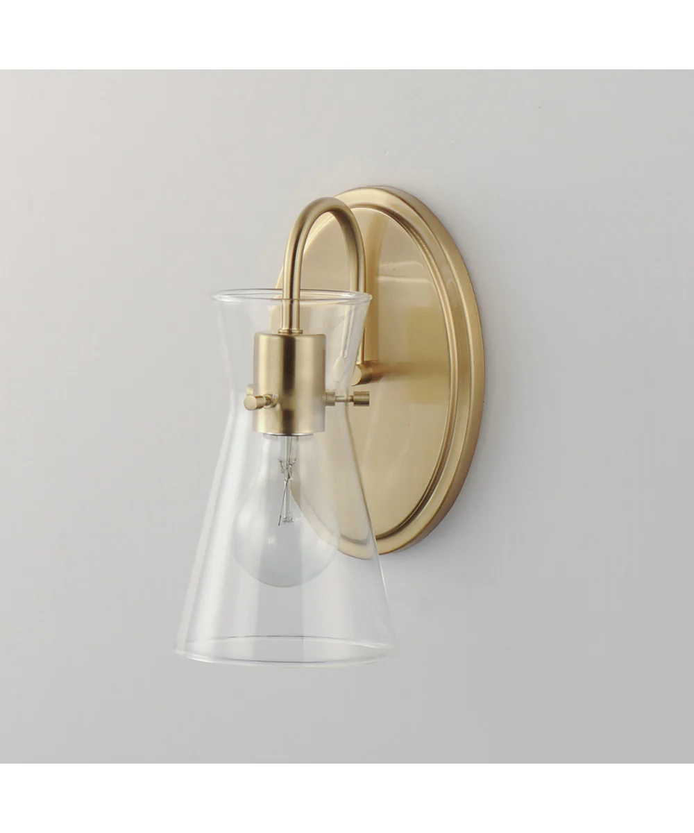 Ava 1-Light Wall Sconce Natural Aged Brass - Image 4