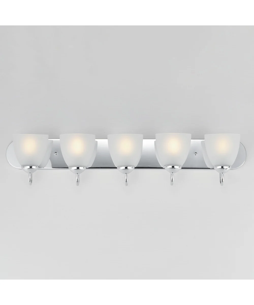 Axis 5-Light Strip Bath Vanity Polished Chrome - Image 2