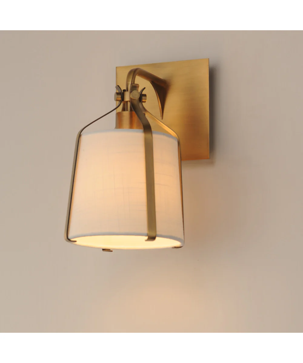 Bandera 1-Light Wall Sconce Natural Aged Brass - Image 4