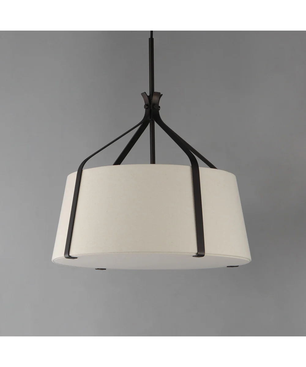 Bandera 20 inch 3-Light Pendant Dark Bronze - Image 3