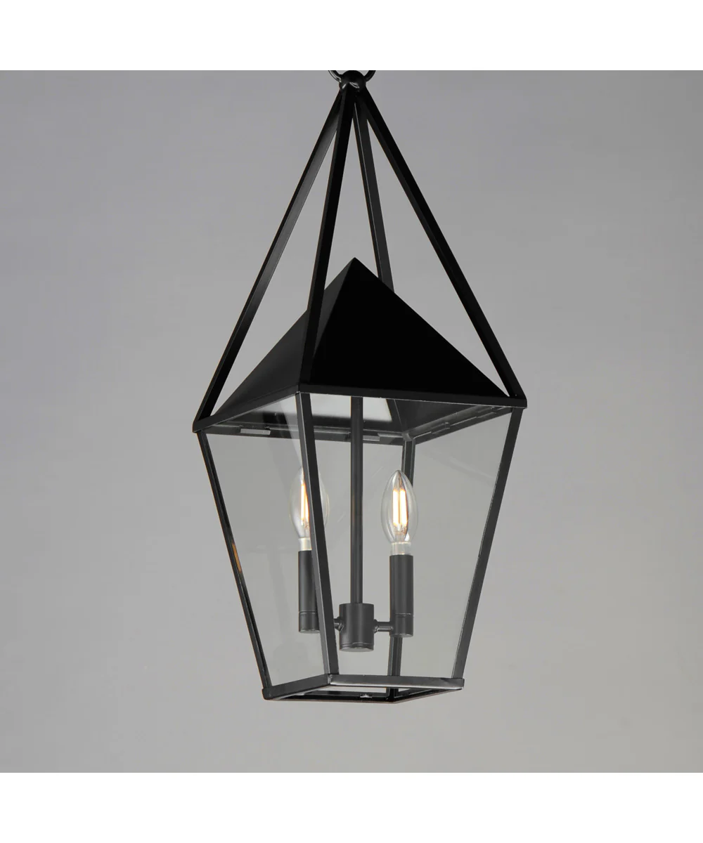Bavaria 2-Light Large Outdoor Pendant Black - Image 3