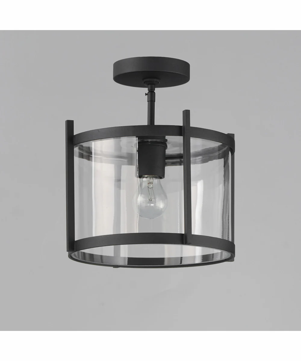 Belfry 1-Light Semi-Flush/Pendant Black - Image 6