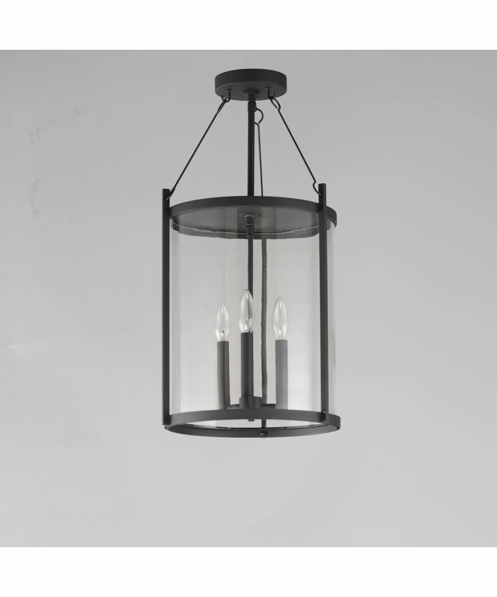 Belfry 3-Light Pendant Black - Image 2