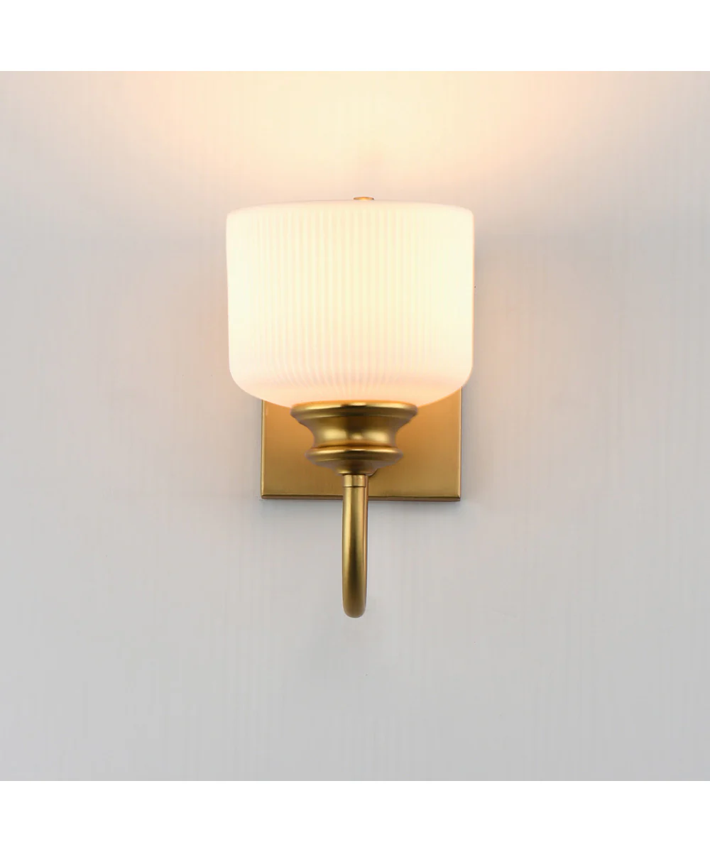 Bisque 1-Light Wall Sconce Natural Aged Brass - Image 3