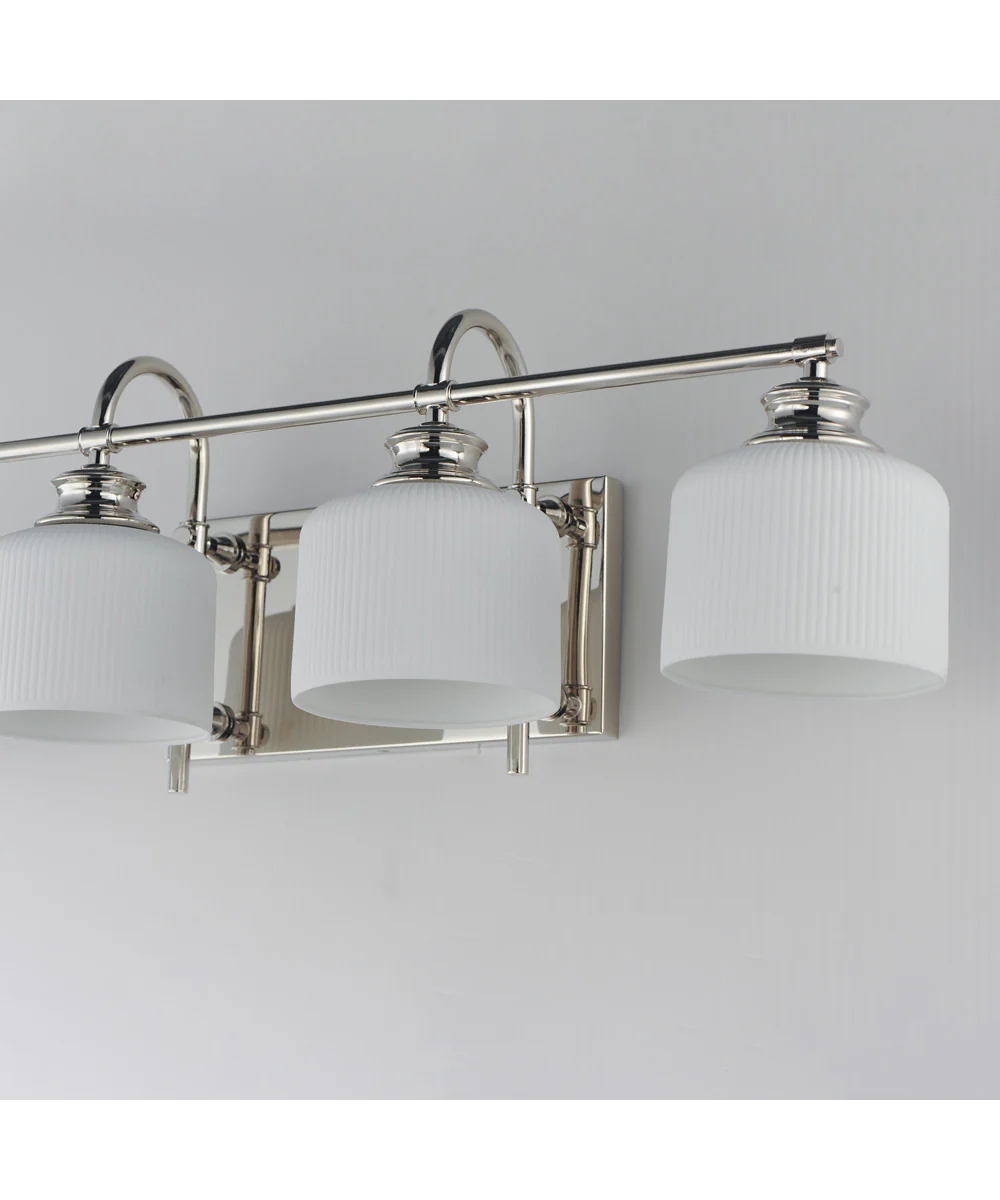 Bisque 4-Light Bath Vanity Polished Nickel - Image 6