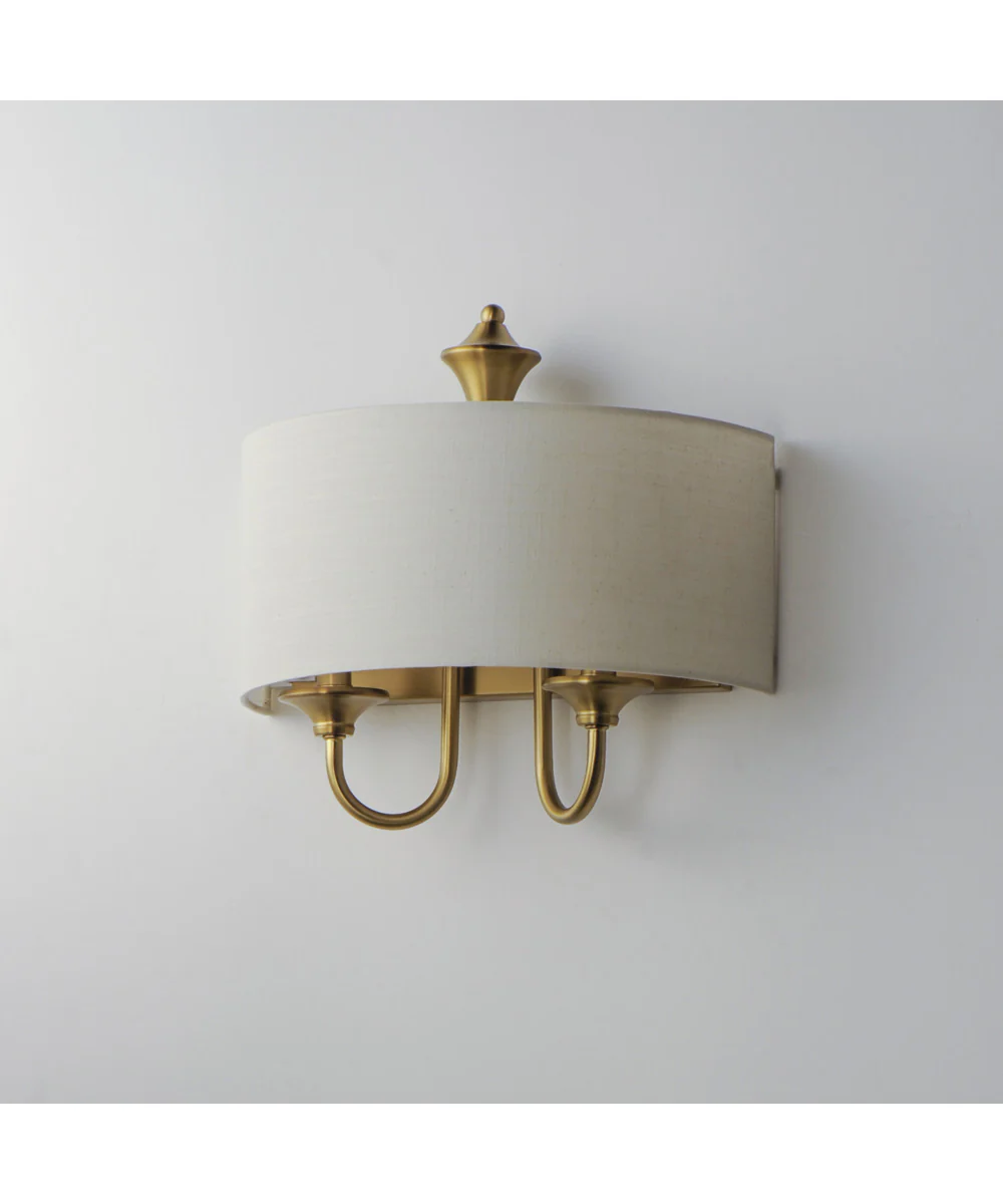 Bongo 1-Light Wall Sconce Natural Aged Brass - Image 3