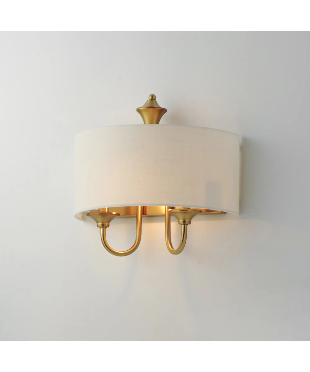 Bongo 1-Light Wall Sconce Natural Aged Brass - Image 4