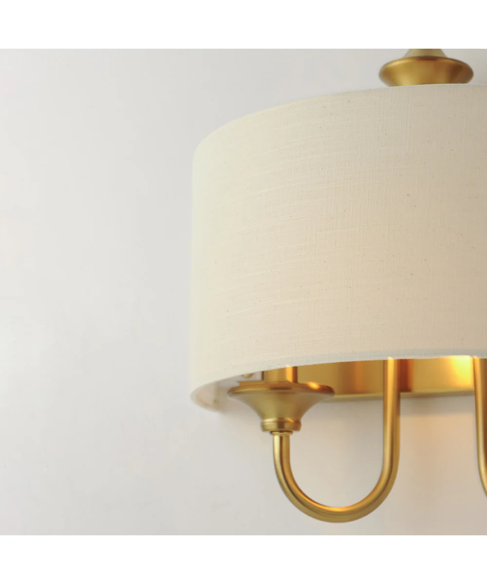 Bongo 1-Light Wall Sconce Natural Aged Brass - Image 5