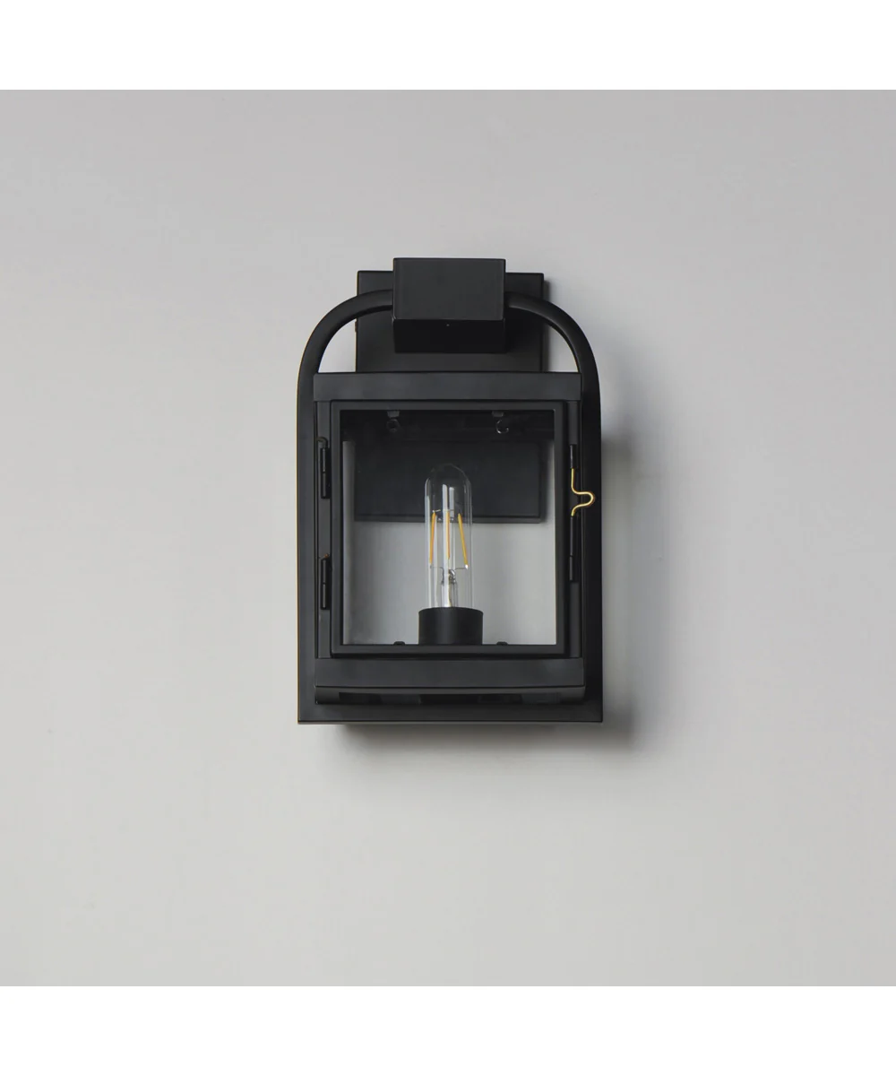 Bonham Small Outdoor Wall Sconce Black - Image 2