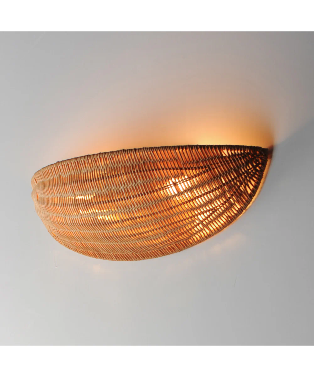 Bower Wall Sconce Natural Aged Brass - Image 4