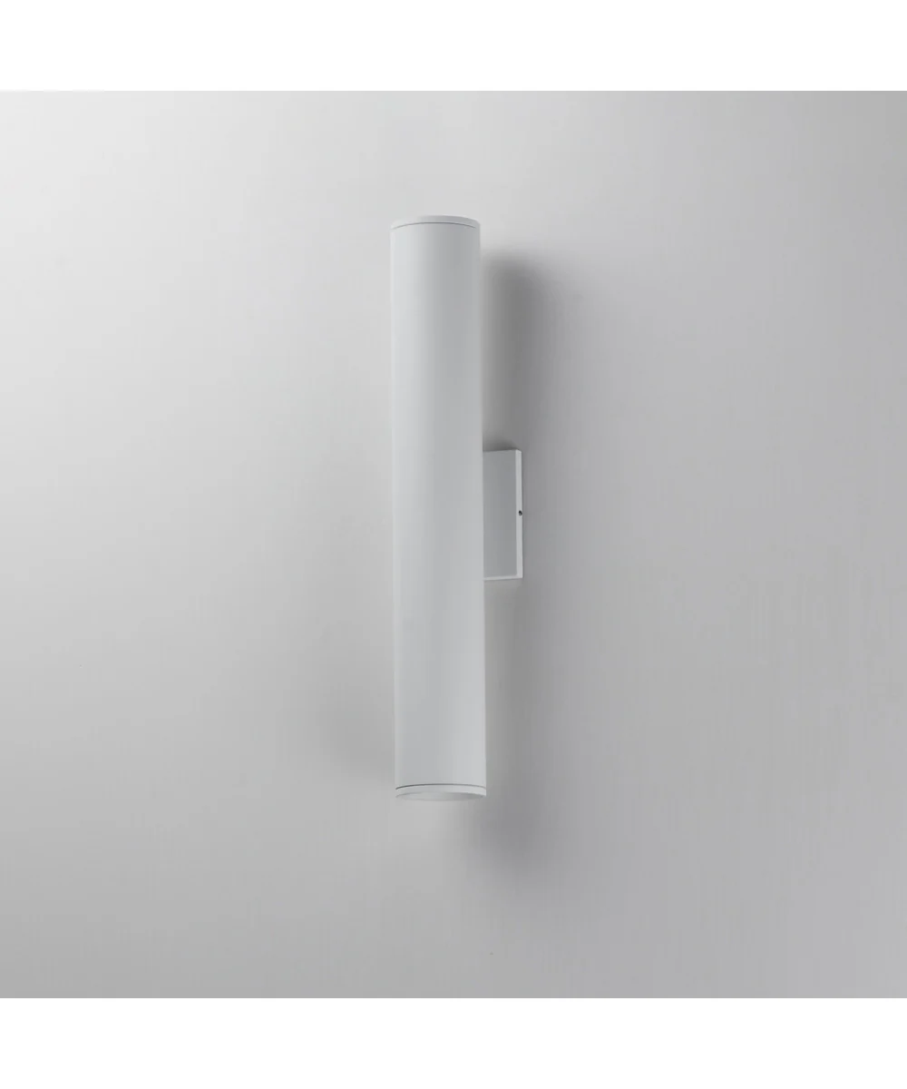 Caldera Outdoor Wall Sconce - 20 inch White - Image 4