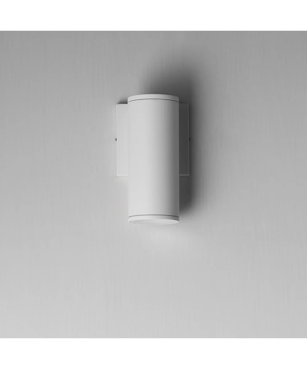 Caldera Outdoor Wall Sconce - 7.5 inch White - Image 2