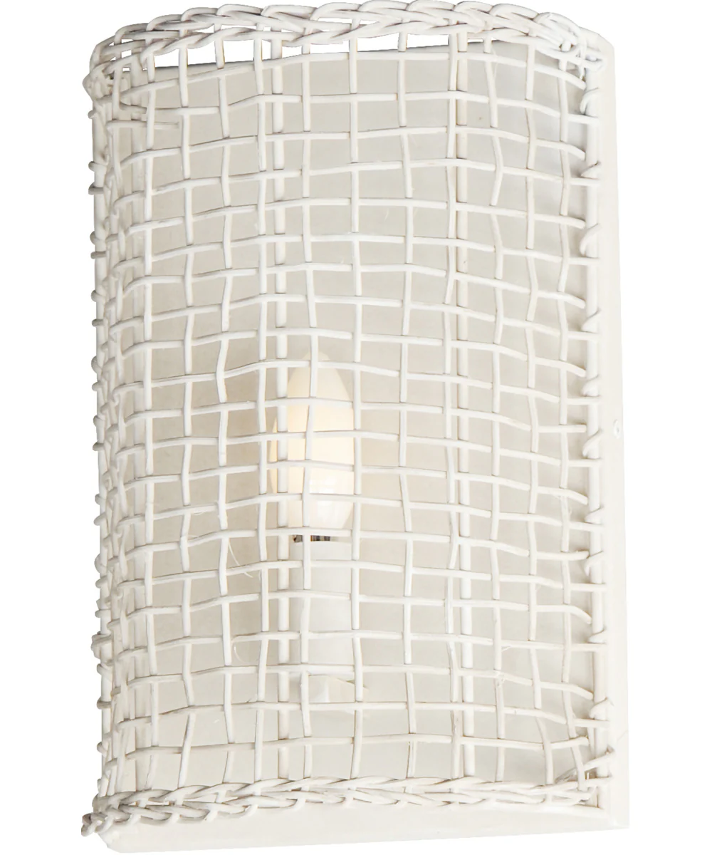 Cestino 1-Light Wall Sconce Weathered White