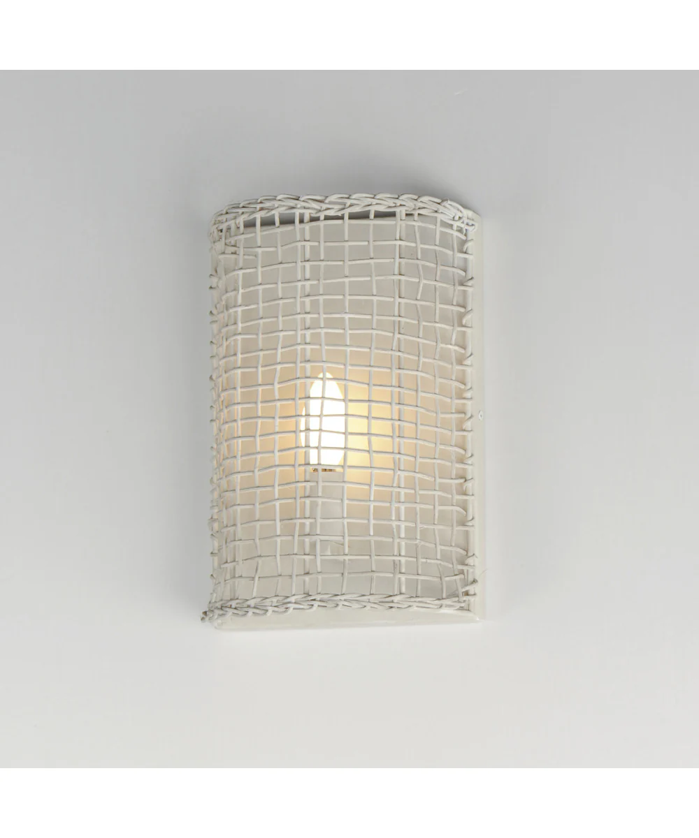 Cestino 1-Light Wall Sconce Weathered White - Image 4
