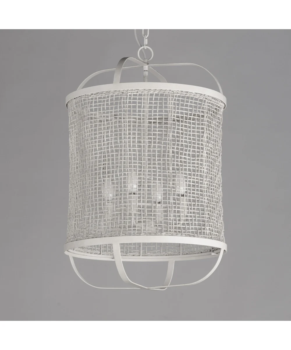 Cestino 19 inch Pendant Weathered White - Image 2
